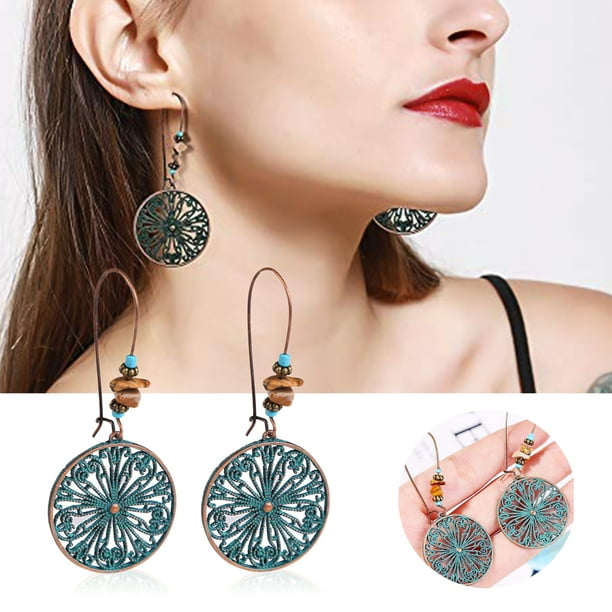 5 Pair/Set Women Chic Boho Water Drop Crystal Rhinestone Earrings Jewelry ONE